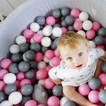 50 Pcs/Lot Children's toy Eco-Friendly Balls Colorful Soft Plastic Ocean Ball Funny Baby Swim Pit Toys Ocean Wave Balls Dia 7cm 2024 - buy cheap