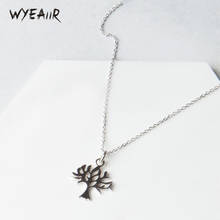 WYEAIIR Korea Wishing Tree Literature Simple Sweet Creative 925 Sterling Silver Clavicle Chain Female Necklace 2024 - buy cheap