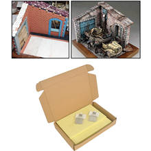 Crafts 3D Puzzles Model Kits Wood European Ruins Architecture 1/35 Scale Sand Table War Scene Diorama 2024 - buy cheap