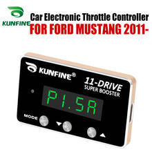 Kunfine controlador eletrônico do acelerador do carro que compete o impulsionador potente do acelerador para ford mustang 2011-após as peças de ajuste 2024 - compre barato