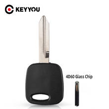 KEYYOU For Ford ESCAPE KUGA MAVERICK Mondeo Focus Fiesta Car Key Case Uncut Blade Transponder Blank Key Shell 4D60 Glass Chip 2024 - buy cheap