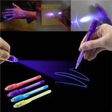 Creative Magic UV Light Invisible Ink Pen Funny Marker Pen For Kids Students Gift Novelty DIY party supplies for School Home 2024 - buy cheap