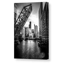 Алмазная картина полностью квадратная дрель Chicago Kinzie Street Bridge 3D вышивка 5D DIY Мозаика Декор черно-белая картина 2024 - купить недорого