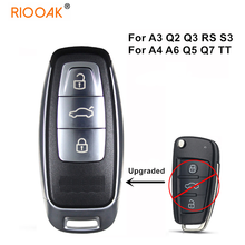 Car Modified Remote Key Shell Keyless Smart Key Case Upgrade For Audi A3 A4 A6 A8 Q2 Q3 Q5 Q7 R3 RS3 RS5 TT Remote Key Cover 2024 - buy cheap