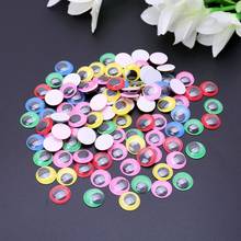 100Pcs/Set 8mm/10mm/12mm/15mm Mixed Color Self Adhesive Eyes for Doll Bear Stuffed Toys DIY Craft 2024 - buy cheap