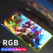 RGB League of Legends Mouse Pad Gaming Accessories Computer Mousepad LOL Large Gamer Rubber Carpet Big Led with Backlit Desk Mat 2024 - buy cheap