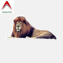 Aliauto Recumbency Big Lion Animal PVC Car Sticker Sunscreen Waterproof Decal Motorcycle Automobile Accessories PVC,16cm*8cm 2024 - buy cheap