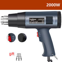Digital Display Electric Industrial Grade Heat Hot Air Gun Hair Dryer Soldering Sticking Automobile Film Tool 2000W 220V 2024 - buy cheap