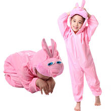 Umorden crianças menina dos desenhos animados da menina animal rosa coelho traje desempenho terno dia das crianças trajes de páscoa 2024 - compre barato