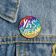 Cartoon YAS QUEEN Gay Rainbow Brooch for Women Broche Alloy Shirt Pin Metal Collar Brooches for Men Pines Metalicos Jewelry 2024 - buy cheap