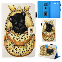 SM-T560 T561 Tablet Cover Cute Animals Cat Bags Print Case For Samsung Galaxy Tab E 9.6" T560 T561 Fundas Shell Skin 2024 - buy cheap