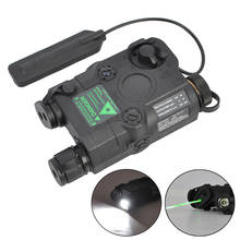 Airsoft Tactical AN/PEQ-15 Green Dot Laser with White LED Flashlight Torch IR illuminator For Hunting Outdoor Black/Tan 2024 - buy cheap