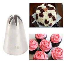 Bico de creme ttlife # 1b de tamanho grande, bico de confeiteiro, para decoração de bolo, fondant, utensílio para decoração de bolos 2024 - compre barato