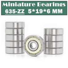 635ZZ Bearing 5*19*6 mm ( 10 PCS ) R1950ZZ 635Z Miniature 635 ZZ Ball Bearings 2024 - buy cheap