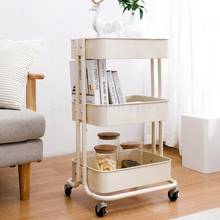 Storage Rack Kitchen Vegetable Trolley Landing Multi-layer Movable Trolley Baby Goods Storage Rack 2024 - buy cheap