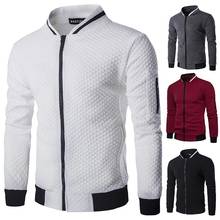 Camisa masculina de algodão, blusa masculina de marca da moda, jaqueta grossa de esqui, uniforme de beisebol, casaco fino casual para homens, 2020 2024 - compre barato