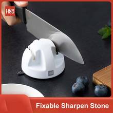 2020 Huohou Mini Knife Sharpener One-handed Sharpening Super Suction two models Sharpen Stone Kitchen Sharpening Tool 2024 - buy cheap