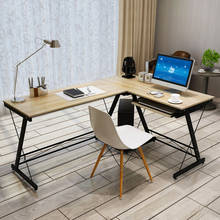 Escritorio sencillo para ordenador, mesa de PC con bandeja para teclado, mesa para ordenador portátil, trabajo en casa y estudio, mesa esquinera de fácil montaje 2024 - compra barato