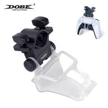 Dobe braçadeira para ps5 e controle sem fio, suporte ajustável para joystick com clipe de fumaça 2024 - compre barato