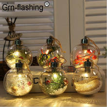 Новый креативный декоративный светодиодный светильник с рождественской елкой, гирлянда с платным шариком, праздничный Сказочный светильник RGB цвета для дома, вечерние Свадебные магазины 2024 - купить недорого