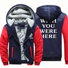 Chándales de invierno para hombre, Sudadera con capucha de algodón a juego, chaqueta cálida, abrigo deportivo masculino 2024 - compra barato