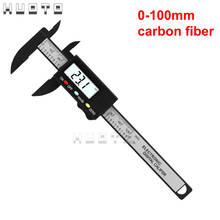 0-100mm 4inch stainless steel digital vernier caliper pocket plastic caliper mini gem caliper micometer thickness measure tool 2024 - buy cheap