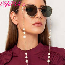 2021 Fashion Hot Sale Korean Vintage Pearl Round Pendant Necklace Mask Chain Strap Hang on Neck Glasses Holder Rope for Women 2024 - buy cheap