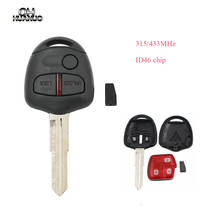 3 Buttons Smart Remote Control Key Fob 315/433mhz With ID46 Chip for Mitsubishi Lancer EX Right Blade 2024 - buy cheap