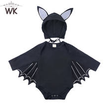 Infant baby Girls Boys halloween 3D hat + rompers bat 3 colors Romper costume Toddler Rompers Jumpsuit Outfits Jq-449 2024 - buy cheap