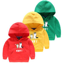 kids hoodies cartoon spring baby boys tops long sleeve t shirt  Shirts Child Clothes Autumn Children pullover street costume 2024 - buy cheap