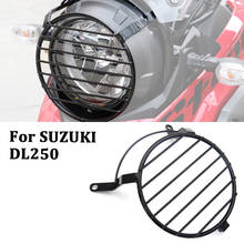 High Quality Motorcycle Headlight Grill Cover Head Light Protection HeadLamp Guard for SUZUKI DL250 V-Storm VSTORM DL 250 2024 - buy cheap