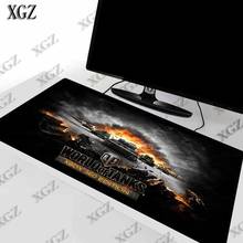 XGZ-alfombrilla de ratón de World of Tanks para videojuegos, alfombrilla grande con bloqueo de borde, teclado, mesa, escritorio, Notebook, portátil 2024 - compra barato
