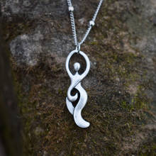 Sanlan colar feminino deusa de espiral wicca, 1 peça 2024 - compre barato