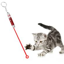 Cat Teaser Light Multi Functional Pet Toys LED Lamp Pen Pointer 2 in 1 Key Ring Dog Pets Products Keychain Portable Aluminum 2024 - buy cheap