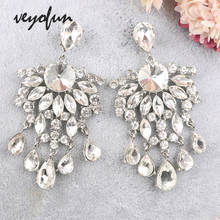 Veyofun Luxury Tassels Crystal Drop Earrings Party Bride Dangle Earrings Fashion Jewelry For Women Wholesale 2024 - buy cheap