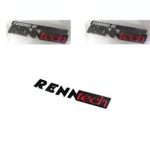 10setsxMetal POWERED BY RENNTECH Vehicle Stickers Logo  Emblem Badge Sets 2024 - buy cheap