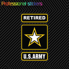 Retired Army Sticker Die Cut Decal Self Adhesive Vinyl Ranger Stickers for Motos, Cars, Laptops, Phone 2024 - buy cheap