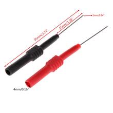 OOTDTY-cables de prueba Pin l95 mm, puntas de sonda de prueba flexibles, Conector de 1mm, aguja multímetro, alta calidad, 63HF 2024 - compra barato