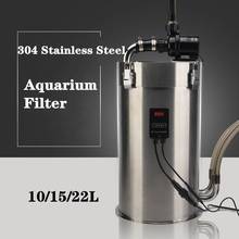 aquario filtro externo Filtro para aquário, filtro externo ultra silencioso de aço inoxidável para tanque de peixes acessórios para aquário filtro de agua 2024 - compre barato