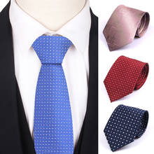 Gravatas de seda para homens, mulheres, jacquard, homens, ternos, gravata de pescoço para casamento, negócios, homens, pontos clássicos, gravatas de pescoço 2024 - compre barato