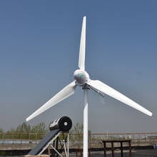 Горизонтальная ветряная турбина 2000 Вт на сеточной системе 24 в 48 в 96 в генератор с 2 кВт сеткой Tie MPPT инвертор Bult для домашнего использования 2024 - купить недорого