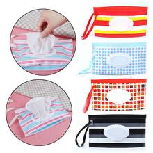 Bobora Wet Wipes Bag Portable Snap Strap Clamshell Cosmetic Pouch Cleaning Wipes Case Napkin Storage Accessory 2024 - buy cheap