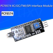 Placa de interface serial iic i2c twi spi, módulo conversor de placa lcd lcd1602 com 1602, 2004 2024 - compre barato