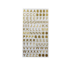 1 sheet Self-adhesive Stickers DIY Photo Gold Letters Decoration  for Scrapbooking/Card Making/Journaling Project18.5*9.8cm 2024 - buy cheap