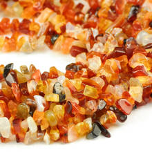 HGKLBB Freeform Natural stone beads Irregular Gravel Red carnelian 86cm Chips beads for Jewelry making accessories bracelet DIY 2024 - buy cheap