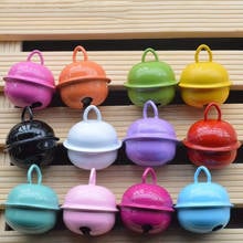 10Pcs Fashion Cartoon 25mm Pinkycolor Baking Varnish Metal Small Bell Children Toys DIY Pet Accessories Key Chains Decoration 2024 - buy cheap