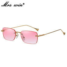 Gafas De Sol sin montura para mujer, lentes De Sol De estilo Vintage De Metal, diseño De marca ins Pop, 2021 2024 - compra barato