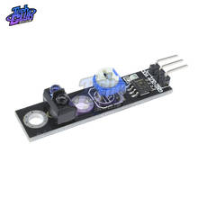 Sensor reflectante infrarrojo, interruptor fotoeléctrico IR, módulo de pista de línea de barrera para placa de triodo de diodo Arduino, 3,3 v, TCRT5000 2024 - compra barato