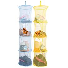 4 Layers Organizer Mesh Storage Breathable Bags Space Hanging Basket Clothes 2024 - buy cheap