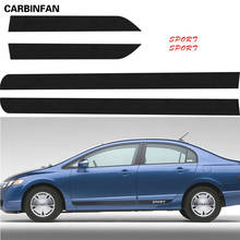 Calcomanía de fibra de carbono para coche HONDA Civic 8th, conjunto de 4 unids/set, accesorios para Estilismo de automóviles, 2004-2009 2024 - compra barato